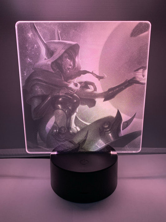 Lampe DEL Photo Réaliste Xayah League Of Legends